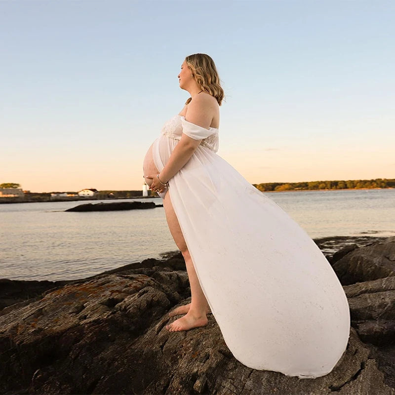 Jenny Maternity Lace Dress
