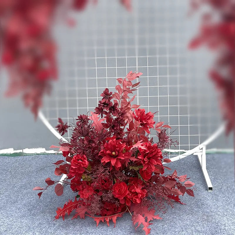 Artificial Crescent Flower Table & Arch Decoration