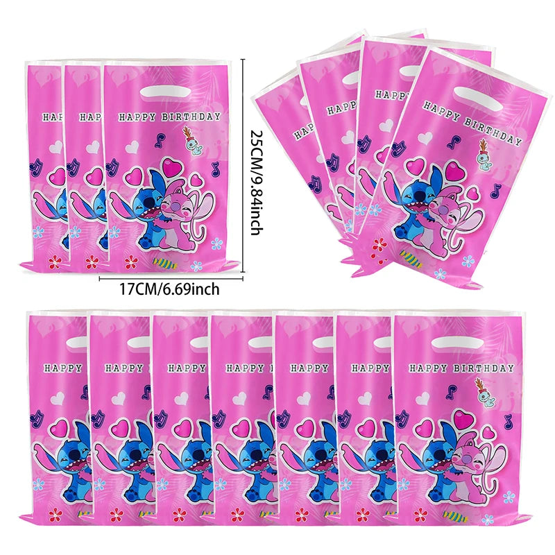 Blue & Pink Stitch Gift bags