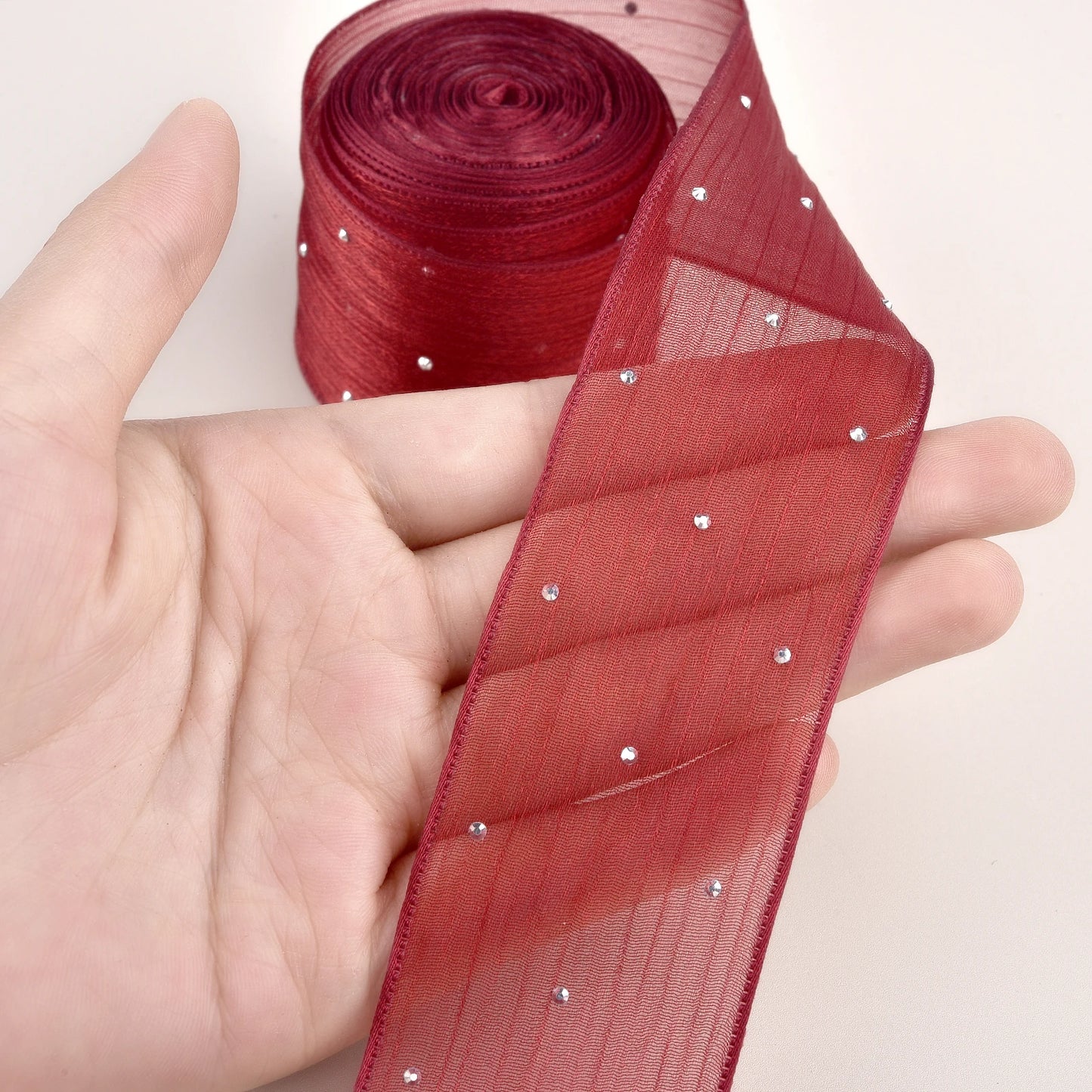 Organza ribbon 5M*4CM
