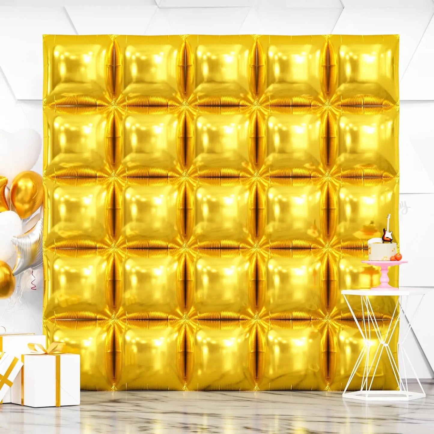 Wall square double-sided balloons 50 pieces