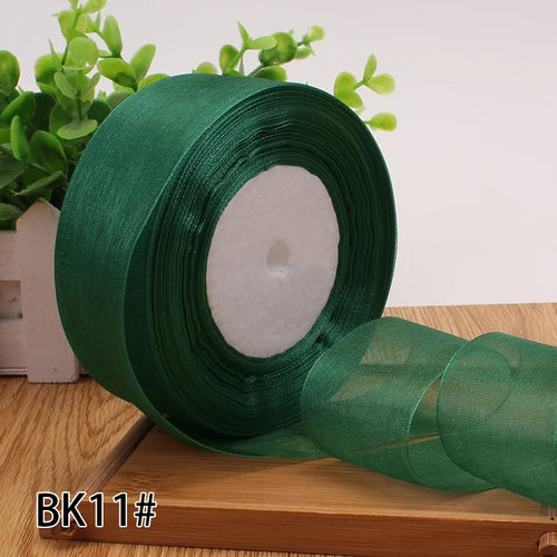 Organza ribbon 50 yards/Roll