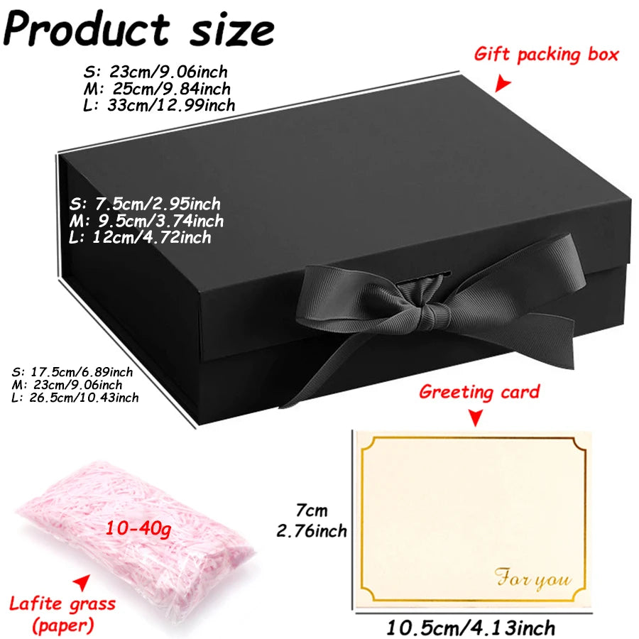 Magnetic with lid ribbon box 3 Sizes