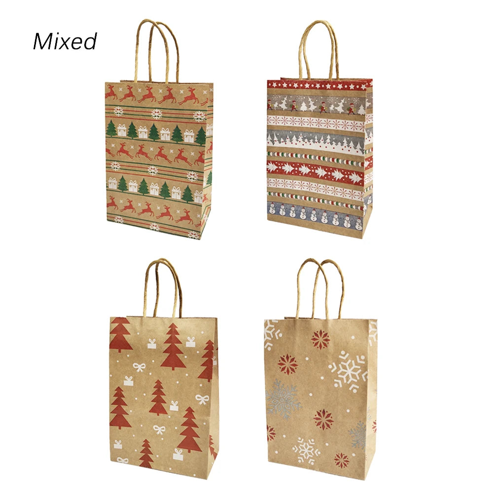 4pcs Christmas Paper Gift Bagsba
