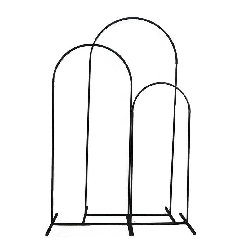 Gold arch backdrop stand, Set of 3