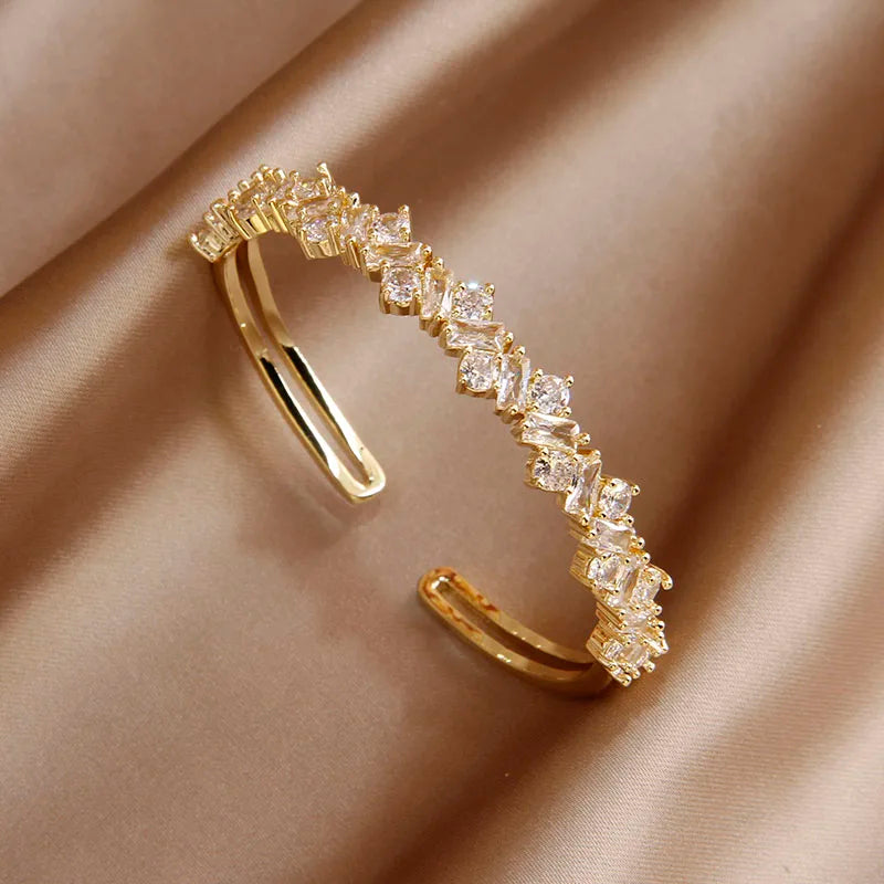 Sabina zircon & crystal bangles & bracele