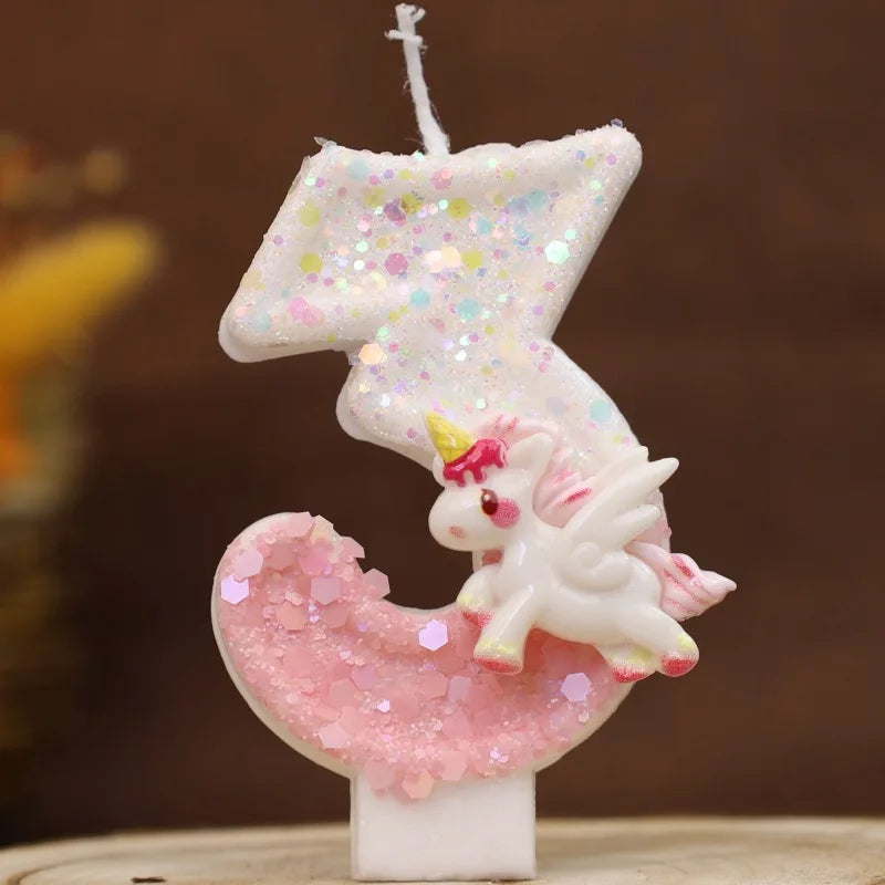 Unicorn candles