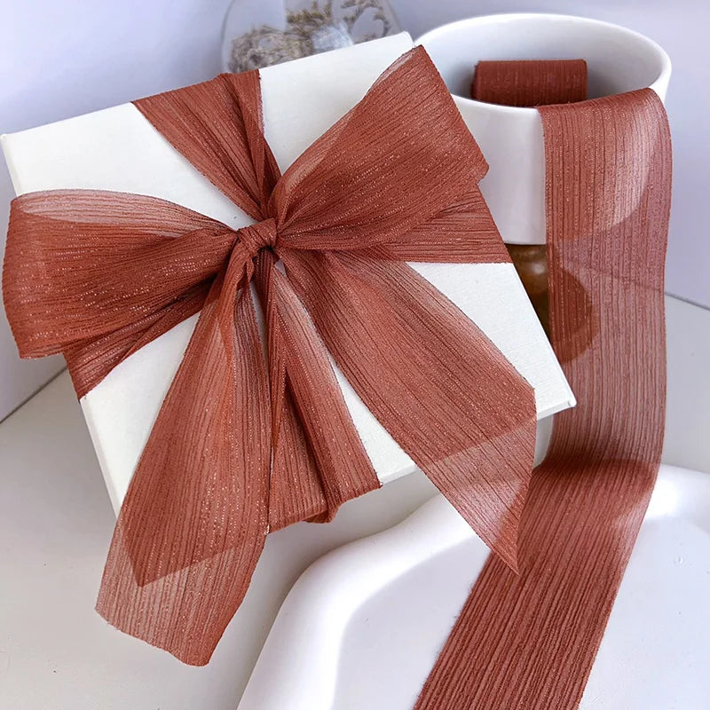 Chiffon silk ribbon