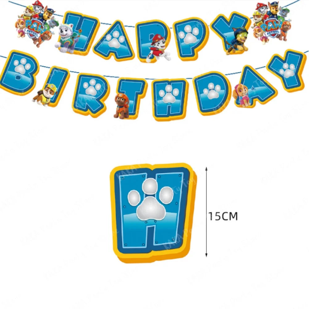 PAW Patrol birthday decorations