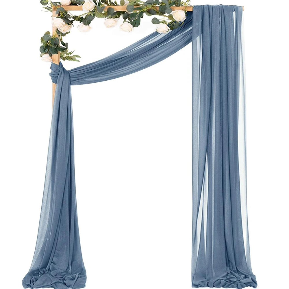 Chiffon Fabric Drapes for Wedding Arch 6/10M