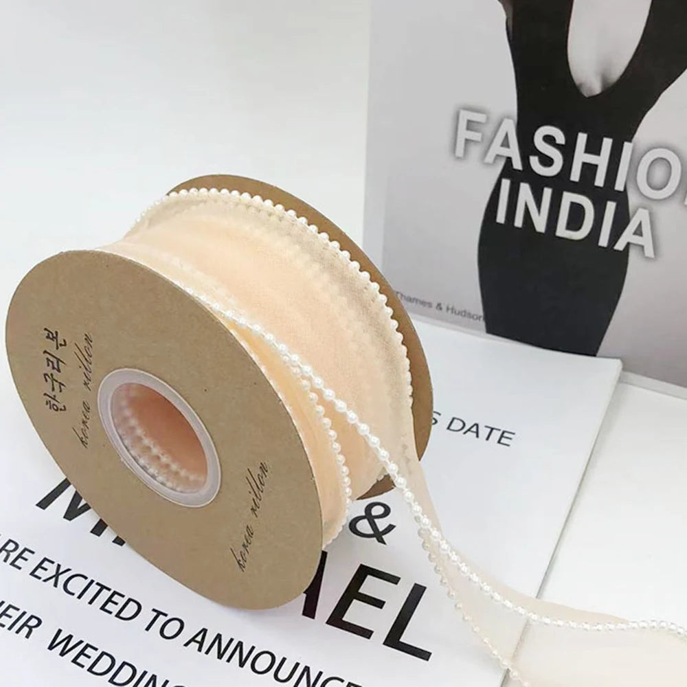 Gauze Organza packaging ribbon Lace H861 5Y/roll 4CM