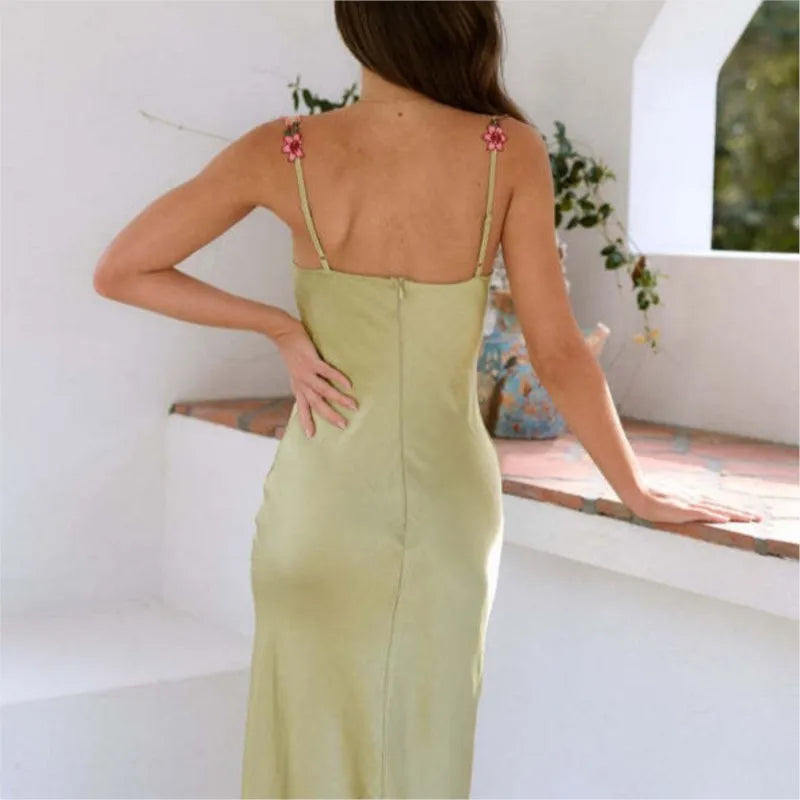 Juli Lace Satin Dress