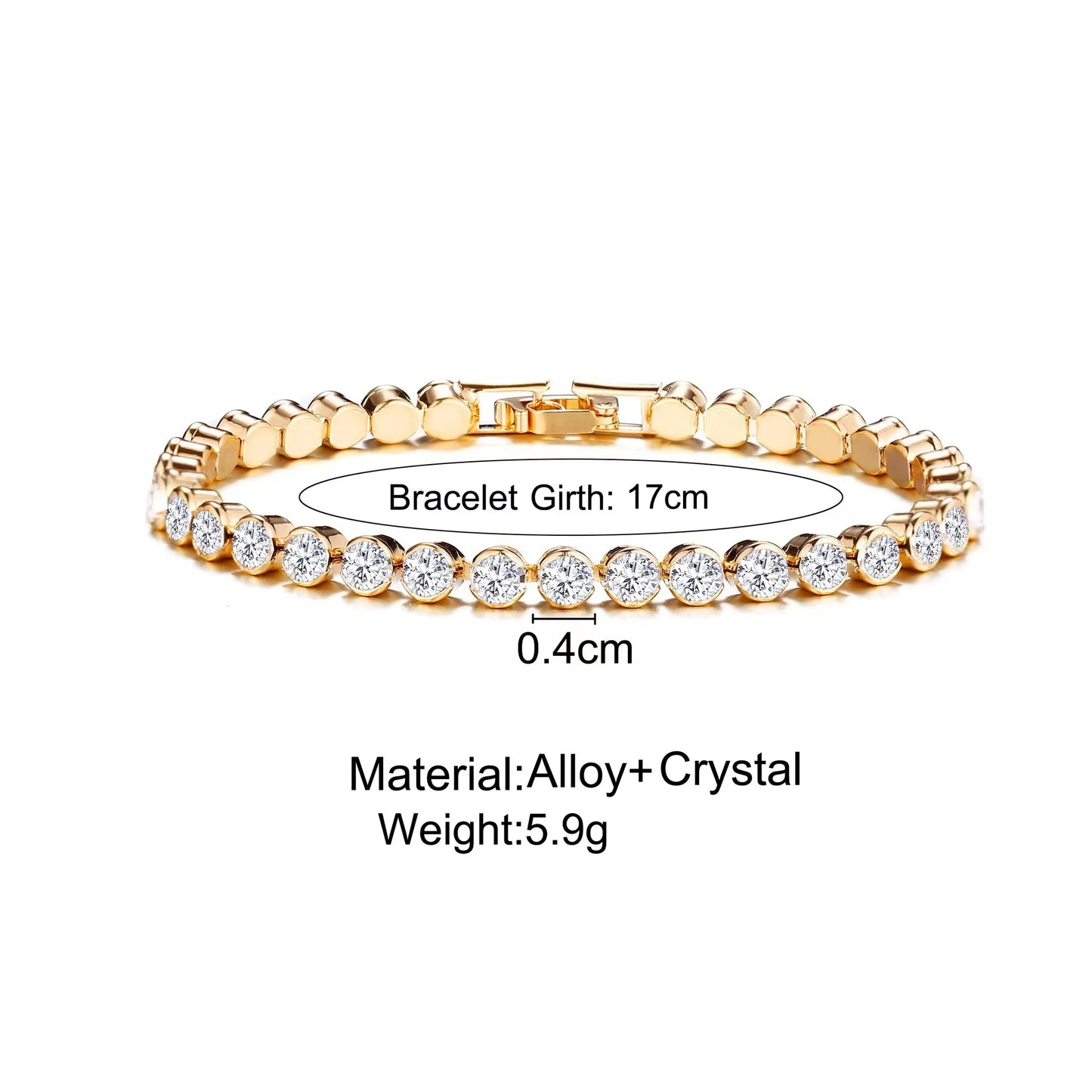 Simma Crystal tennis bracelets