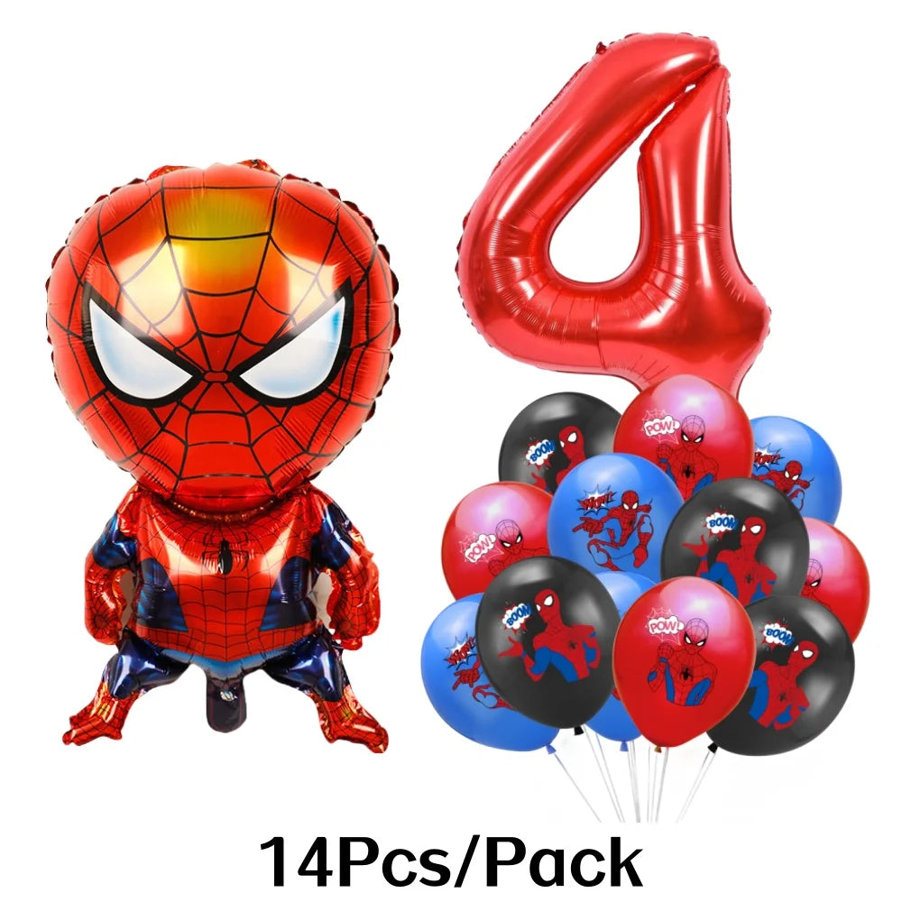 Spiderman theme decorations