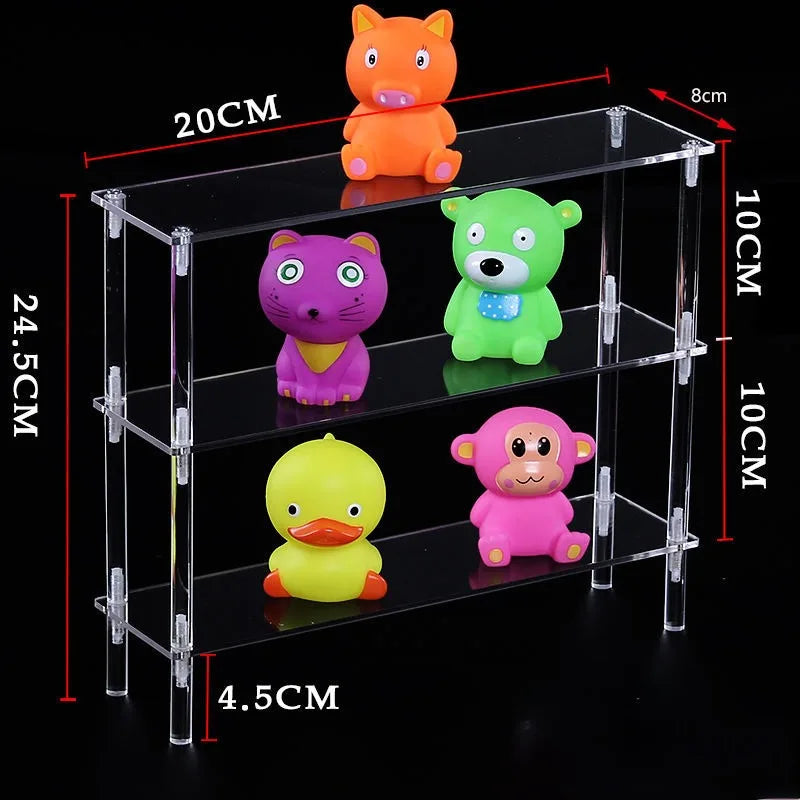 1-5 Tier Clear Acrylic Display Stand