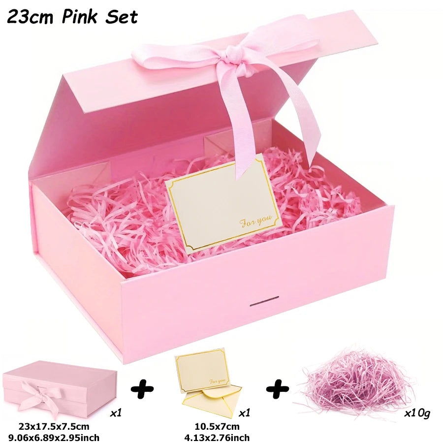 Magnetic with lid ribbon box 3 Sizes