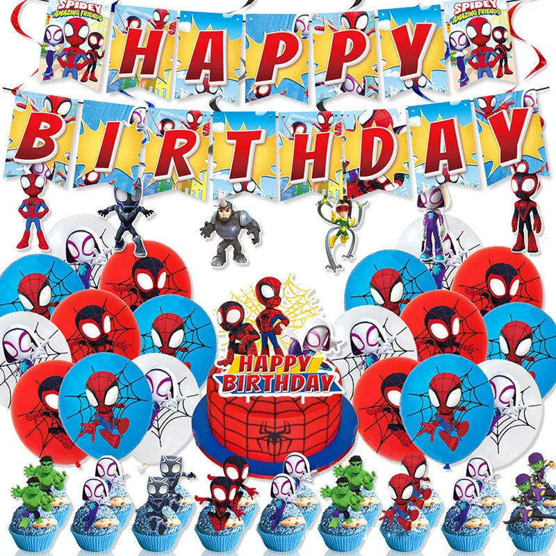 SpiderMan Theme Decoration