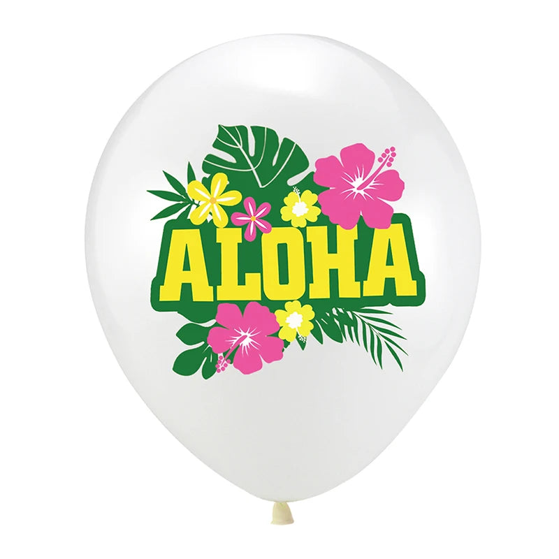 Hawaiian Party Aloha Balloon 12pcs
