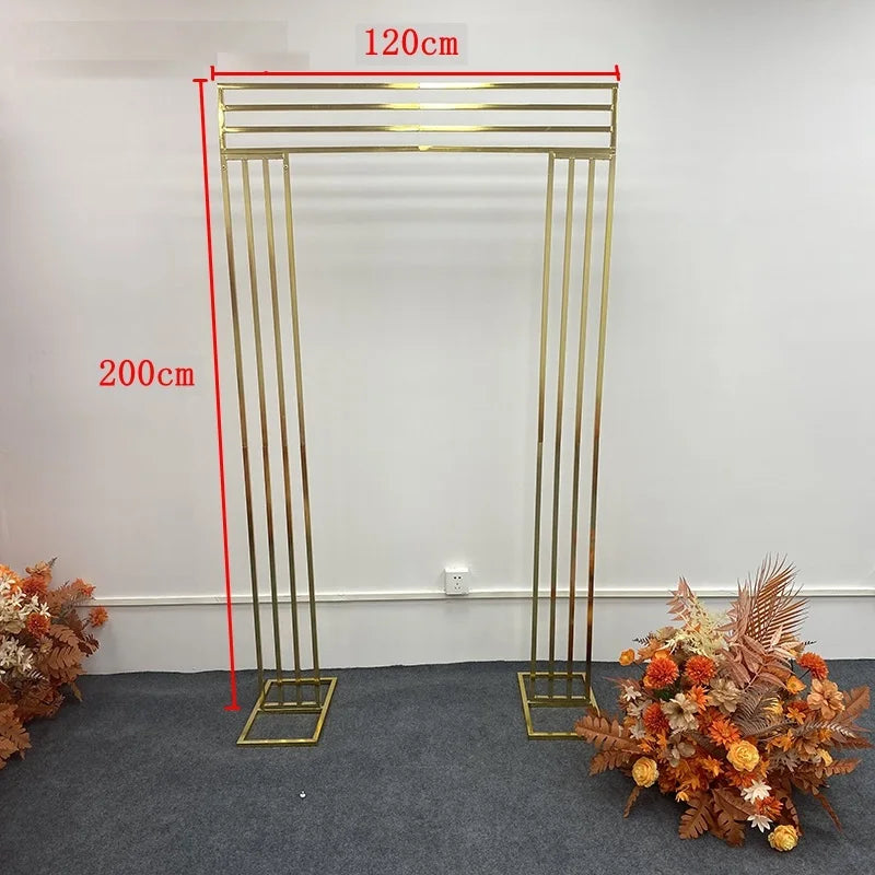Gold Square arch - stand