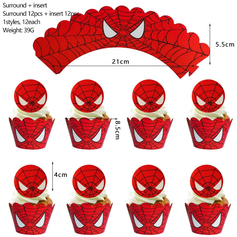 Spider Man Dekorations