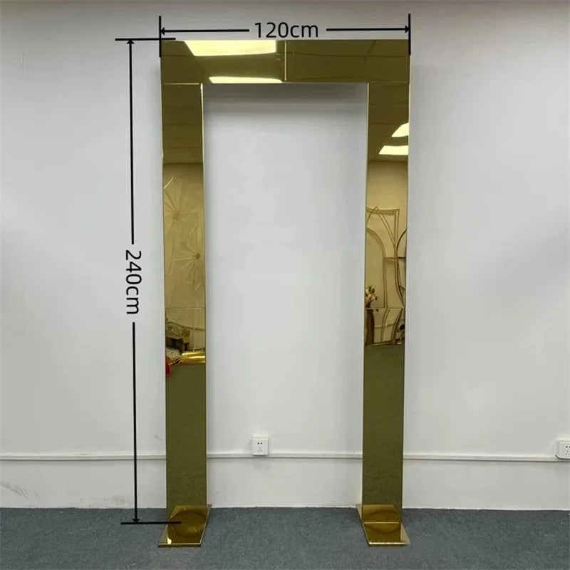 1pcs or 3pcs Shiny arch door backdrop stand