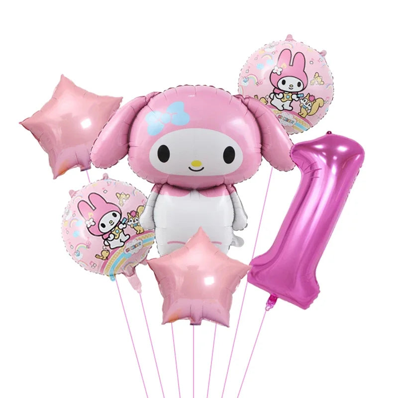Sanrio Balloon 32 inch 6pcs