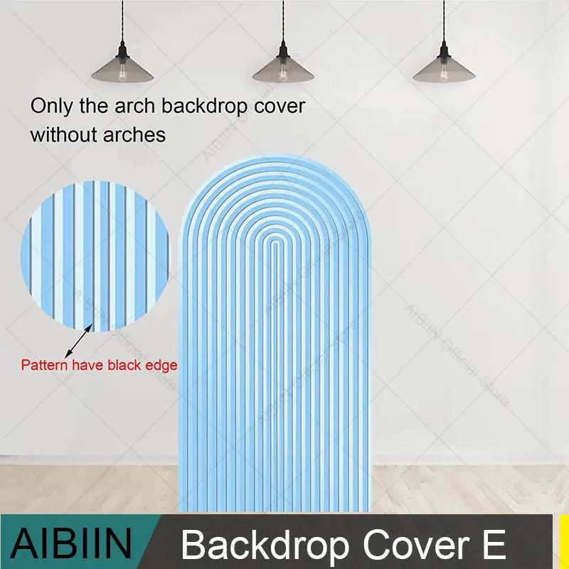 Arch backdrop cover fabric