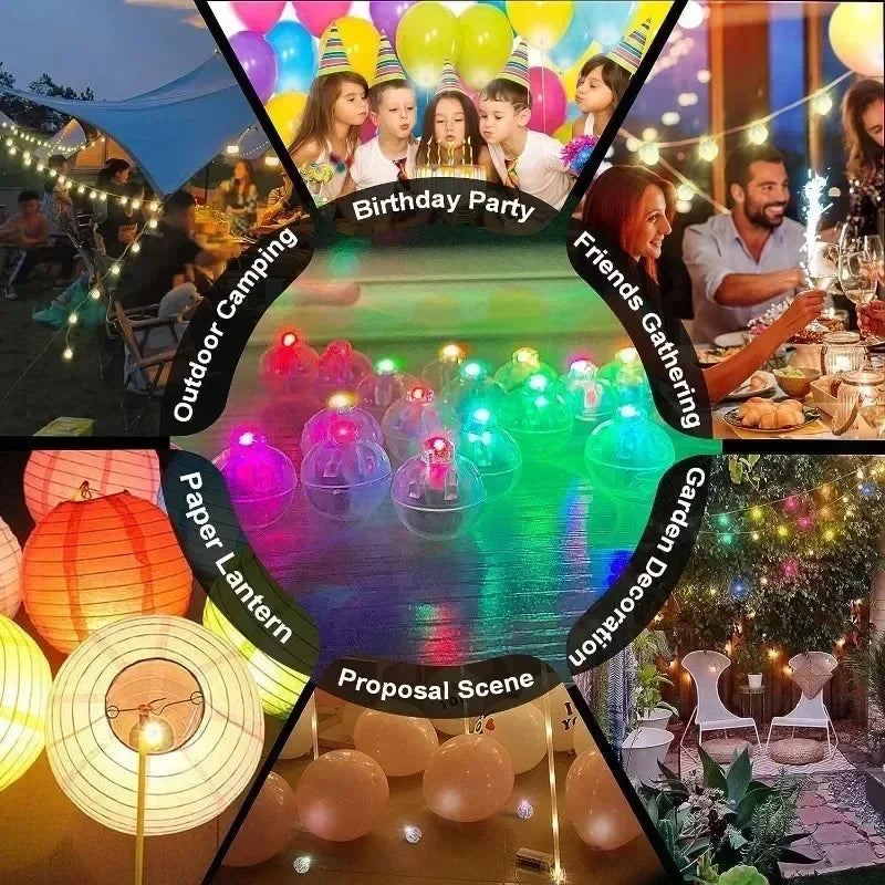 LED Luminous ball mini 100/10Pcs