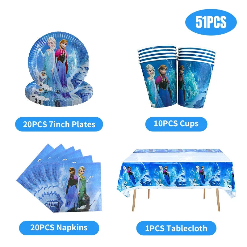 Elsa and Anna Frozen Decorations
