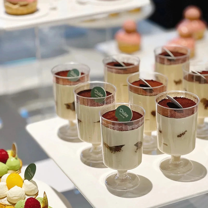 Mini disposable plastic cups 5/10pc