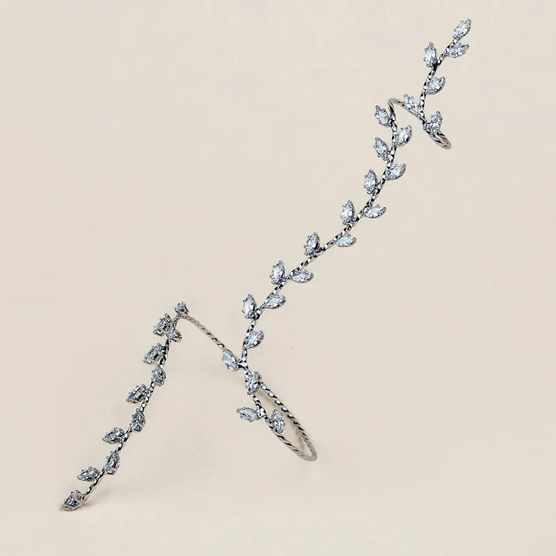 Hand Palm Bracelet adjustablecubic Zircon