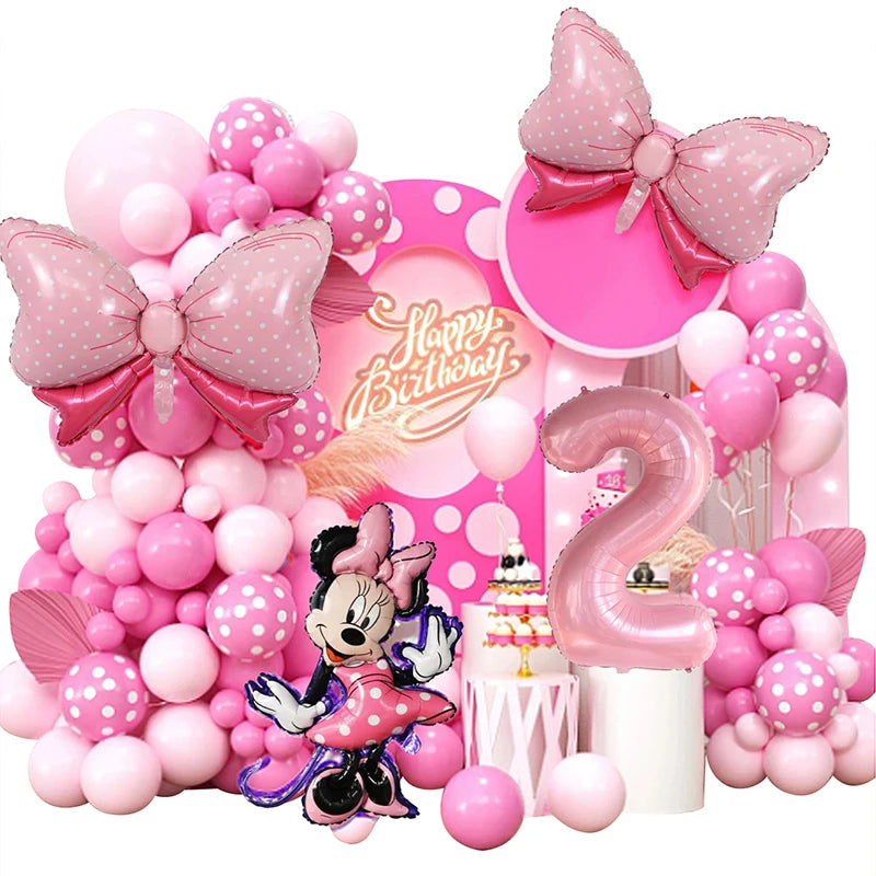 Minnie Mouse 40 inch Pink Arch 120PCS