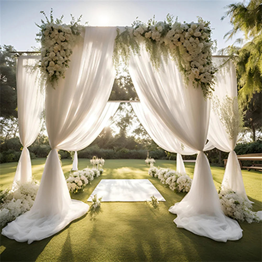 Tulle backdrop curtains sheer 10/5/3/2/1M