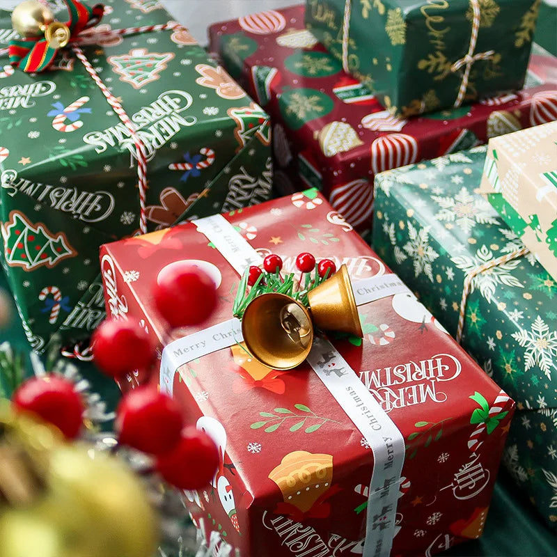 6pcs Holiday Gift Wrap Paper – 50x70cm