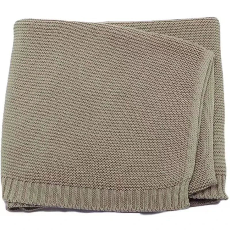 Personalized name baby blanket children chunky