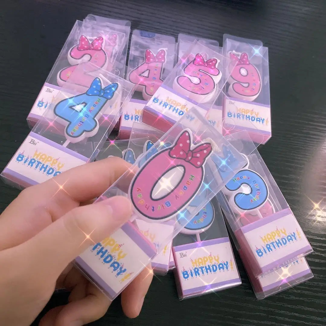 Mickey figure candles