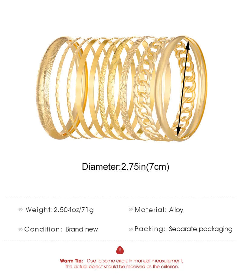 Twist bangles gold , silver color bracelets
