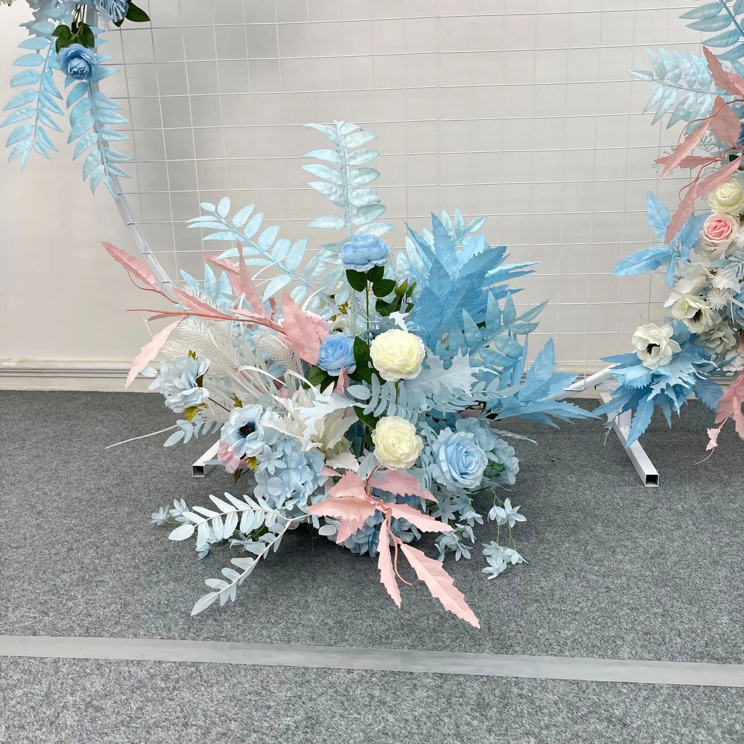 Artificial Crescent Flower Table & Arch Decoration