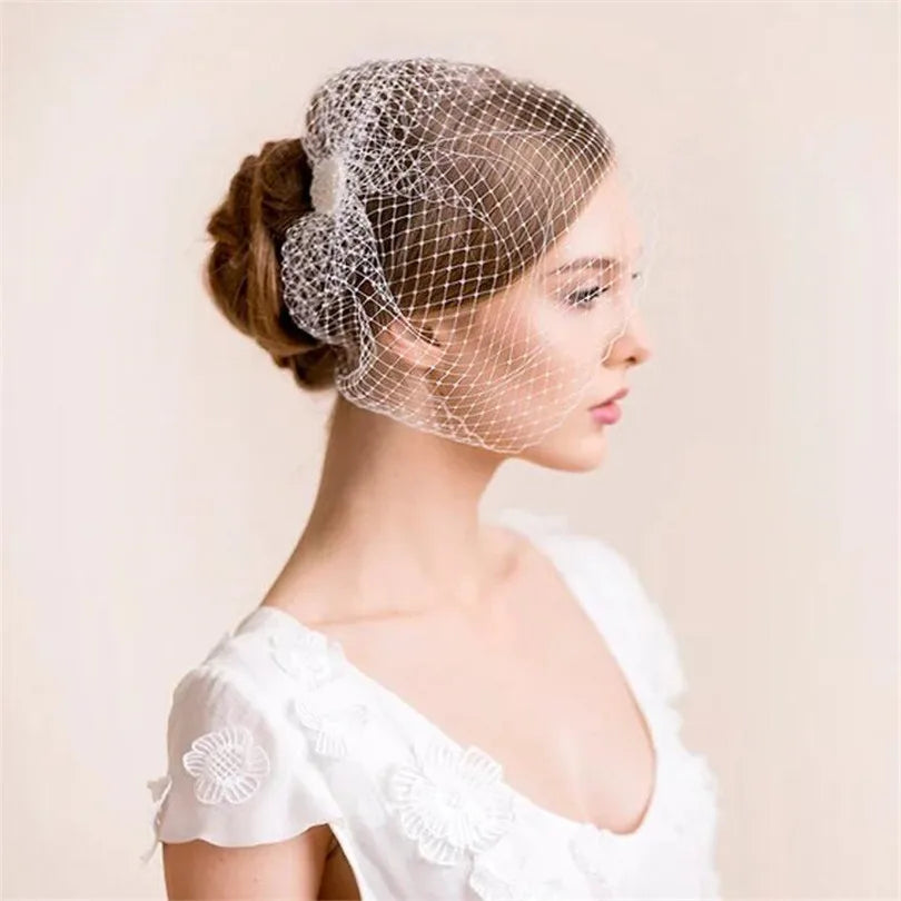 Elegant party head dress face