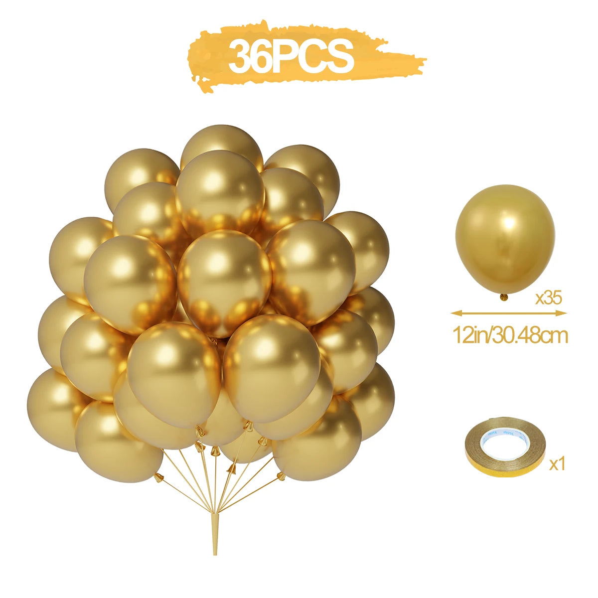 Balloons Pearl Latex 31/36/37/51/101Pcs