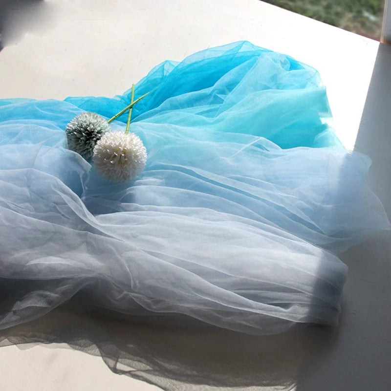 Light gauze fog mesh fabric for background
