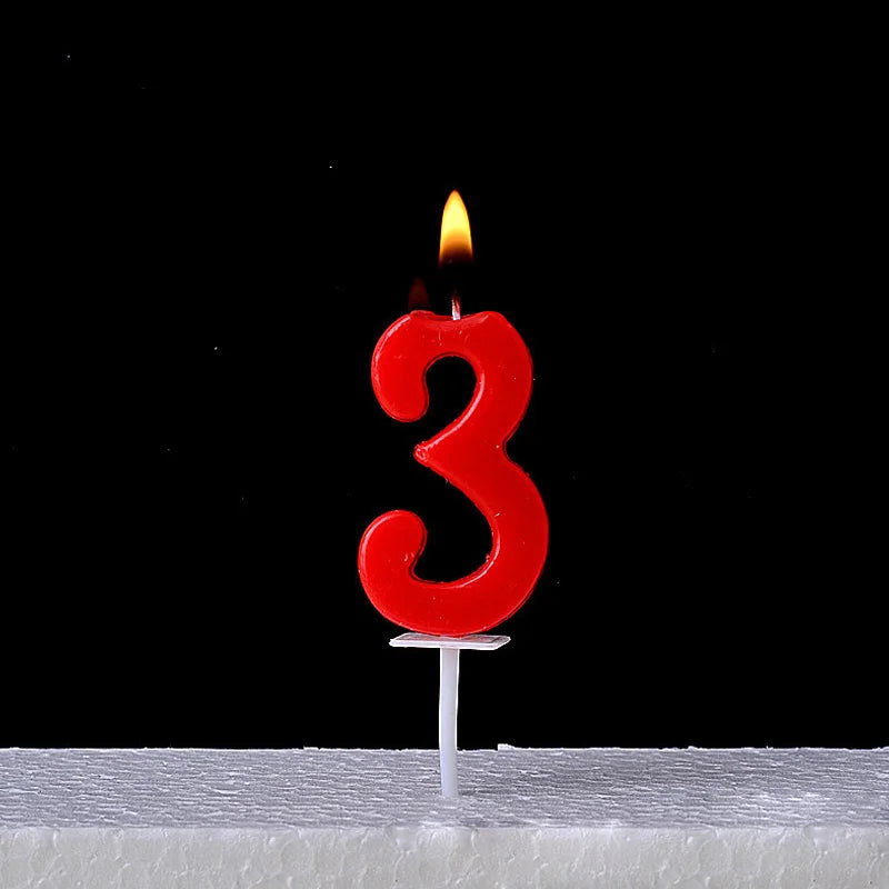 1Pcs number cake topper candles