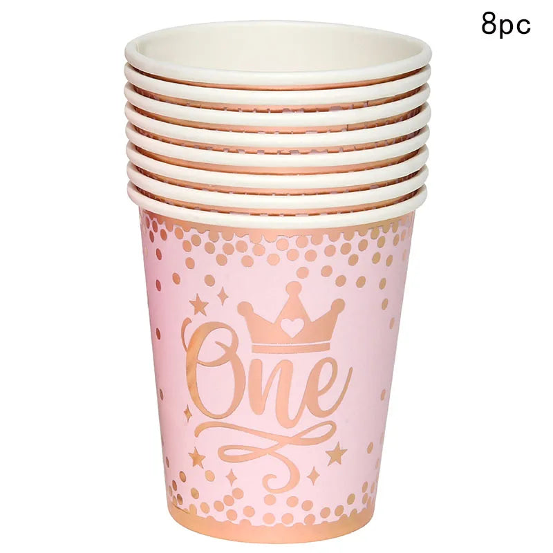 Pink One year party decoration