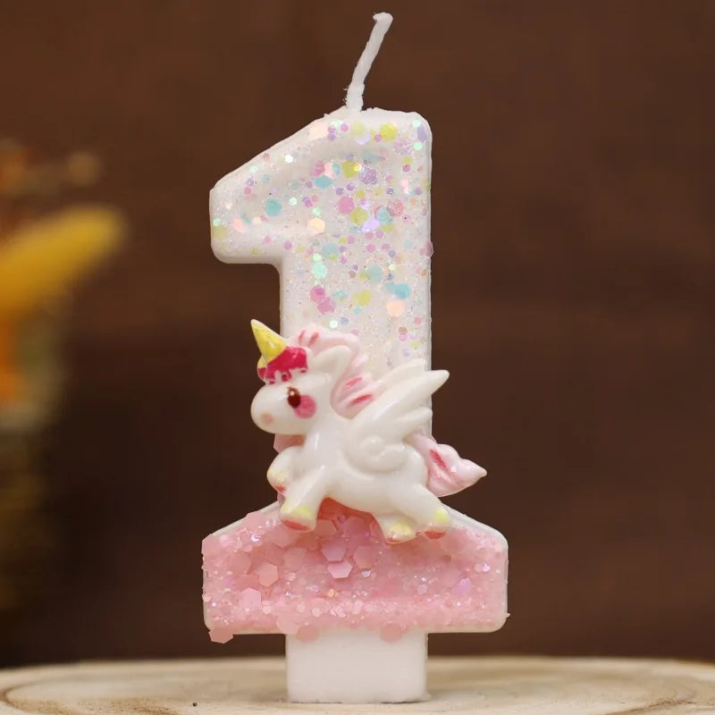 Unicorn candles