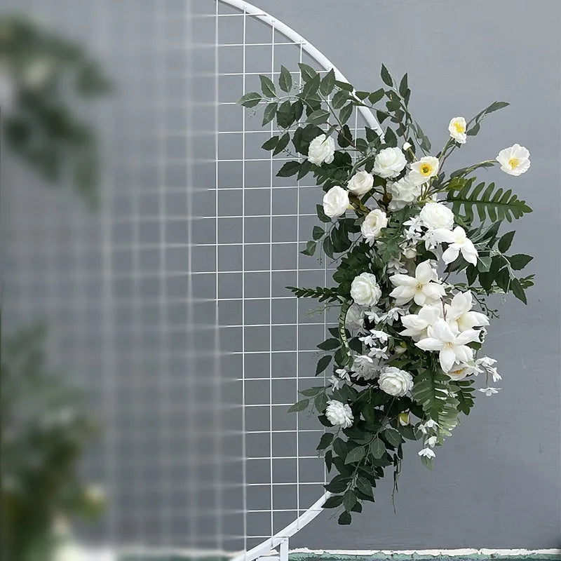 Artificial Crescent Flower Table & Arch Decoration