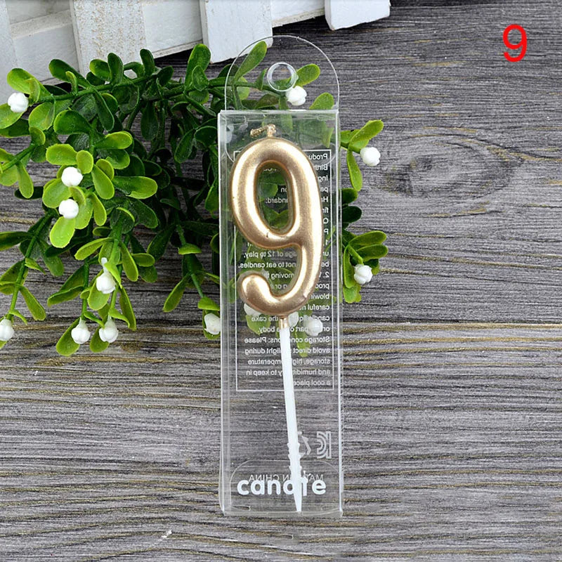 1Pcs number cake topper candles