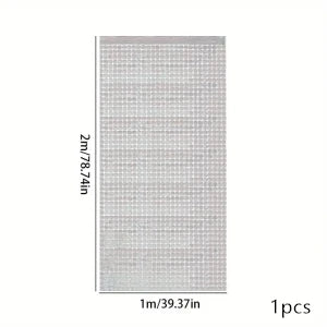 Balloon curtain gold bright 2M X 1M