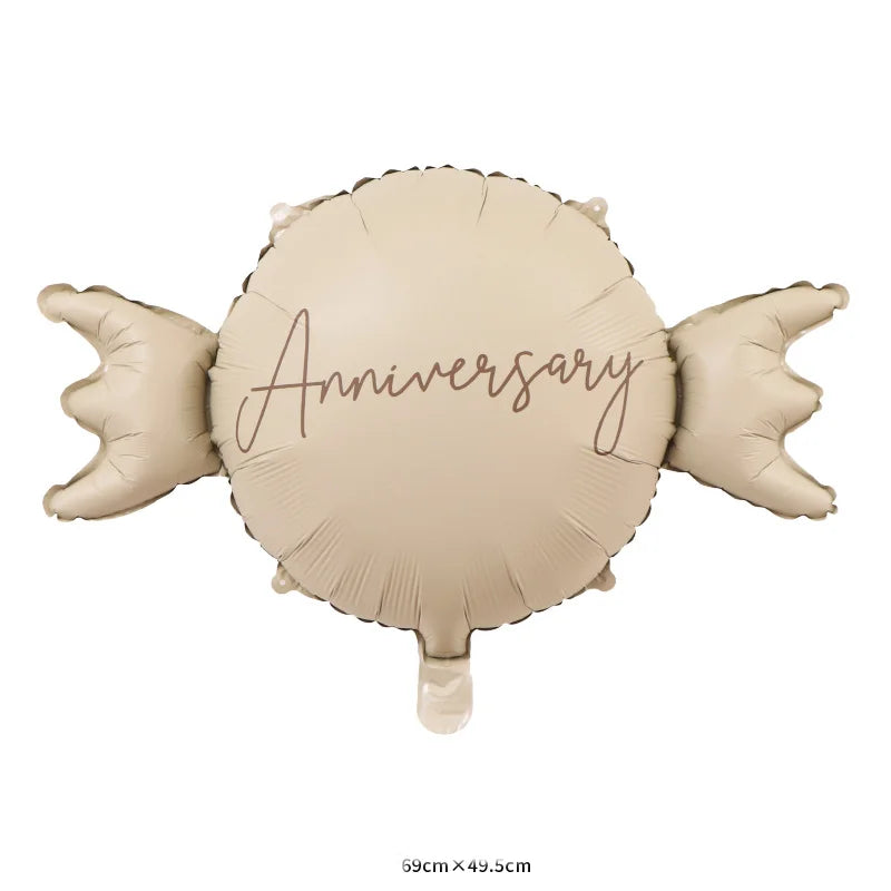 Frosted Bear Retro Love Balloon
