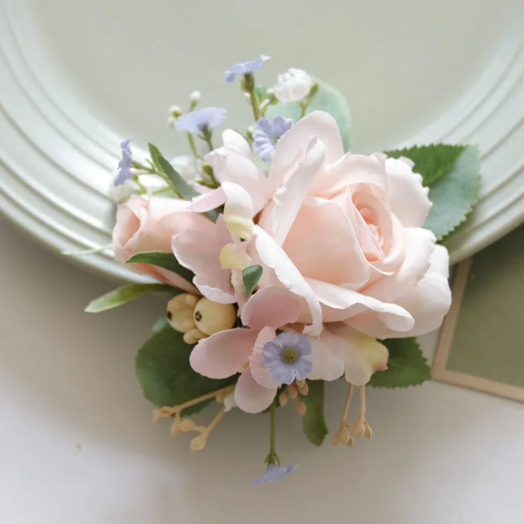 Bracelet FlowerCorsage Bridesmaid Sisters