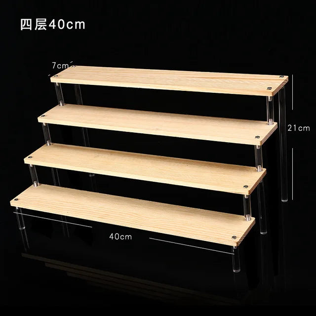 1-5 Tier Clear Acrylic Display Stand
